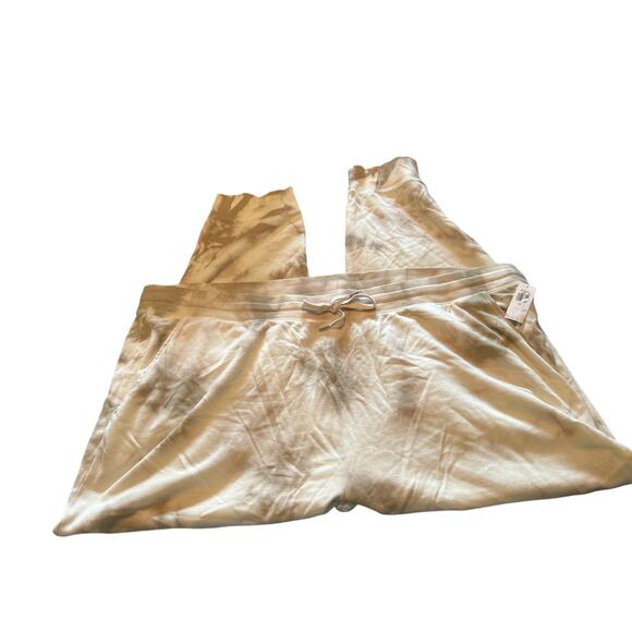 NWT Old Navy Plus Size Women's Tie Dye Joggers Beige/Brown Size 4X - Picture 2 of 6